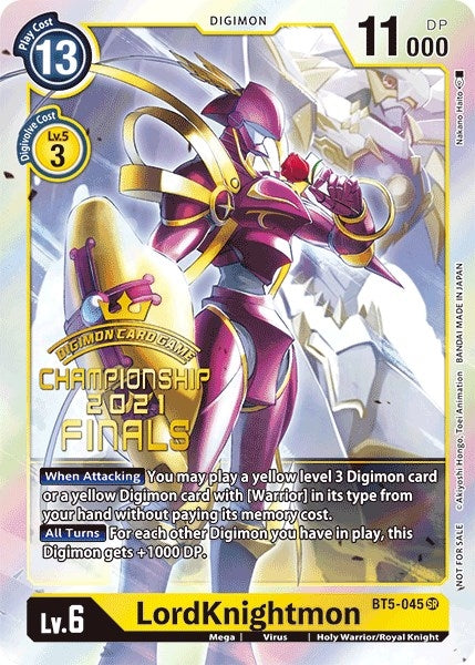 Image for LordKnightmon (2021 Championship Finals Event Pack Alt-Art Gold Stamp Set) [Battle of Omni]