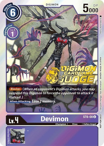Image for Devimon (Judge Pack 1) [Starter Deck 06: Venomous Violet]