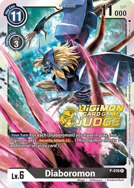 Image for Diaboromon - P-016 (Judge Pack 1) [Digimon Promotion Cards]
