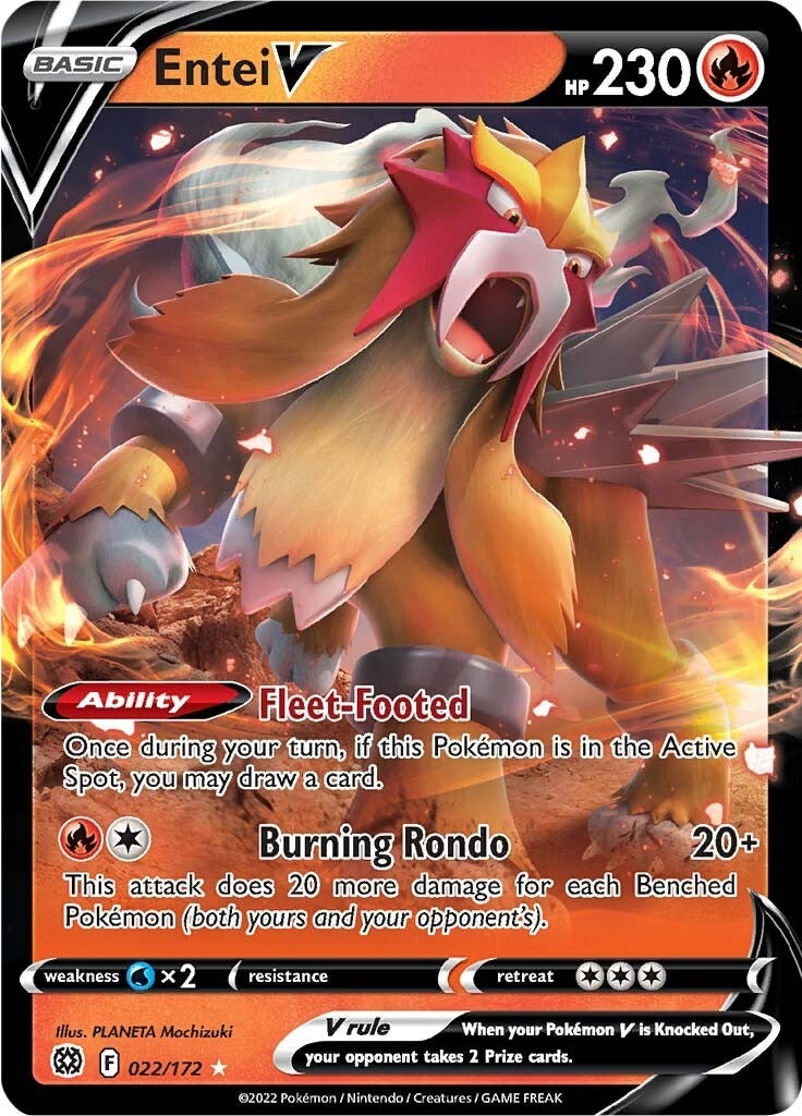 Entei V (022/172) [SWSH09]