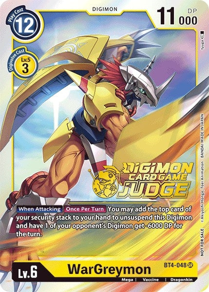 Image for WarGreymon (Judge Pack 1) [Great Legend]