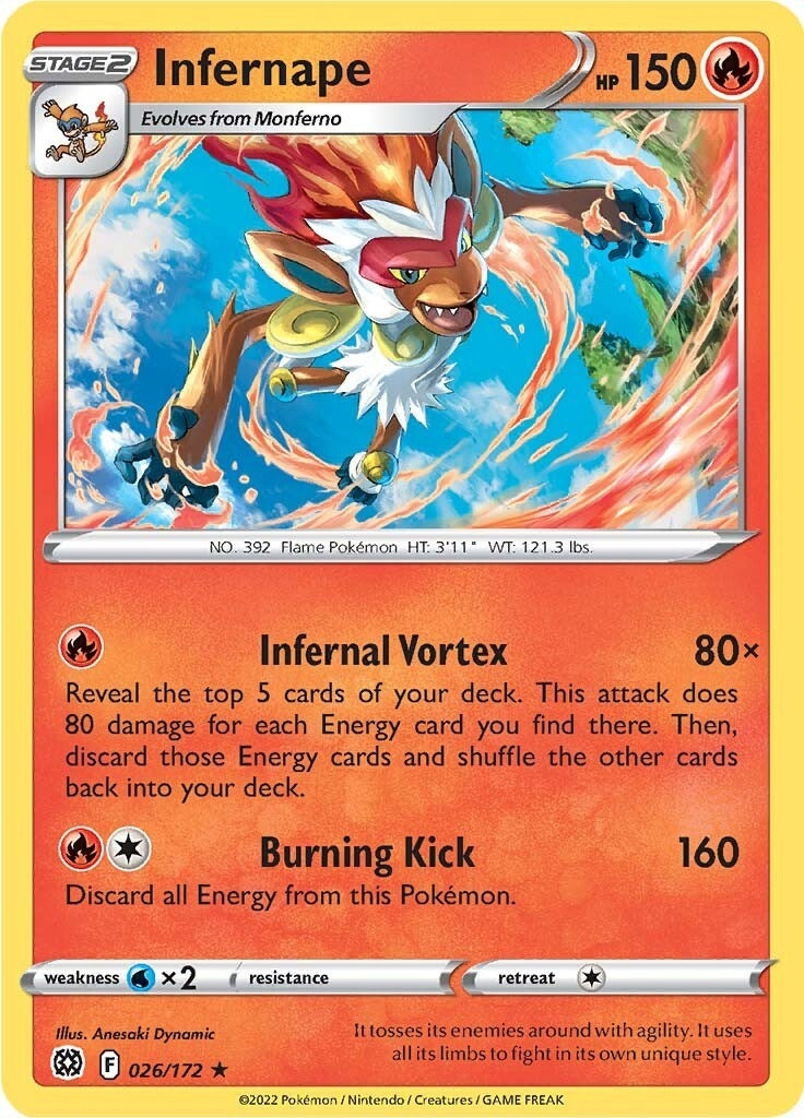Infernape (026/172) [SWSH09]