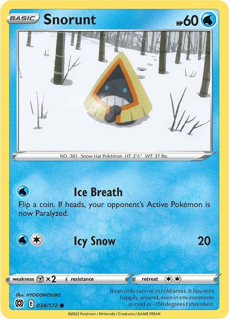 Snorunt (034/172) [SWSH09]