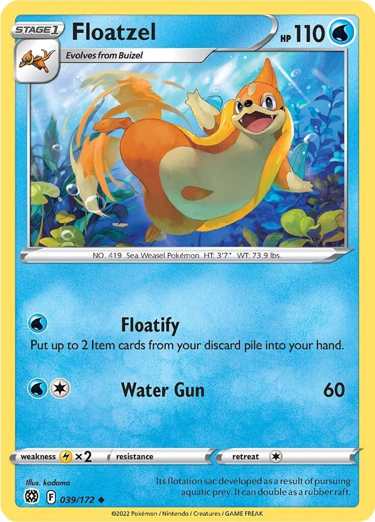 Floatzel (039/172) [SWSH09]