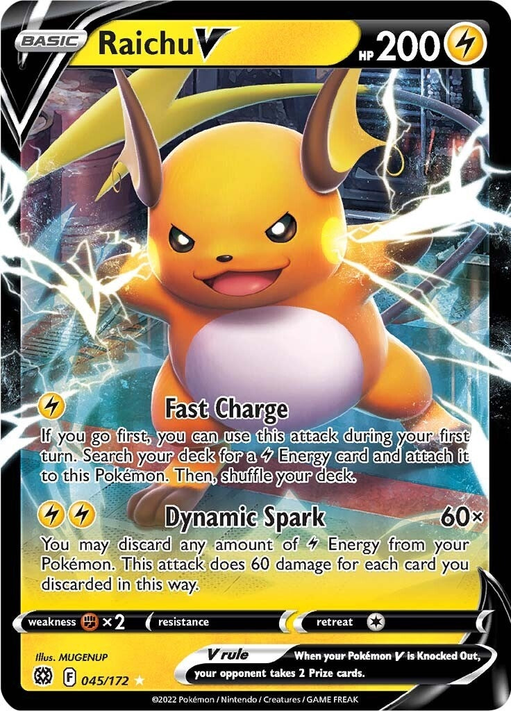 Raichu V (045/172) [SWSH09]