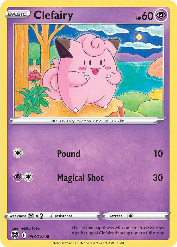 Clefairy (053/172) (SWSH09: Brilliant Stars)