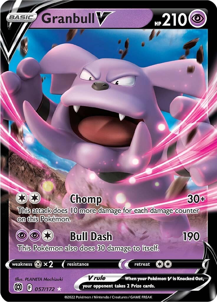 Granbull V (057/172) (SWSH09: Brilliant Stars)
