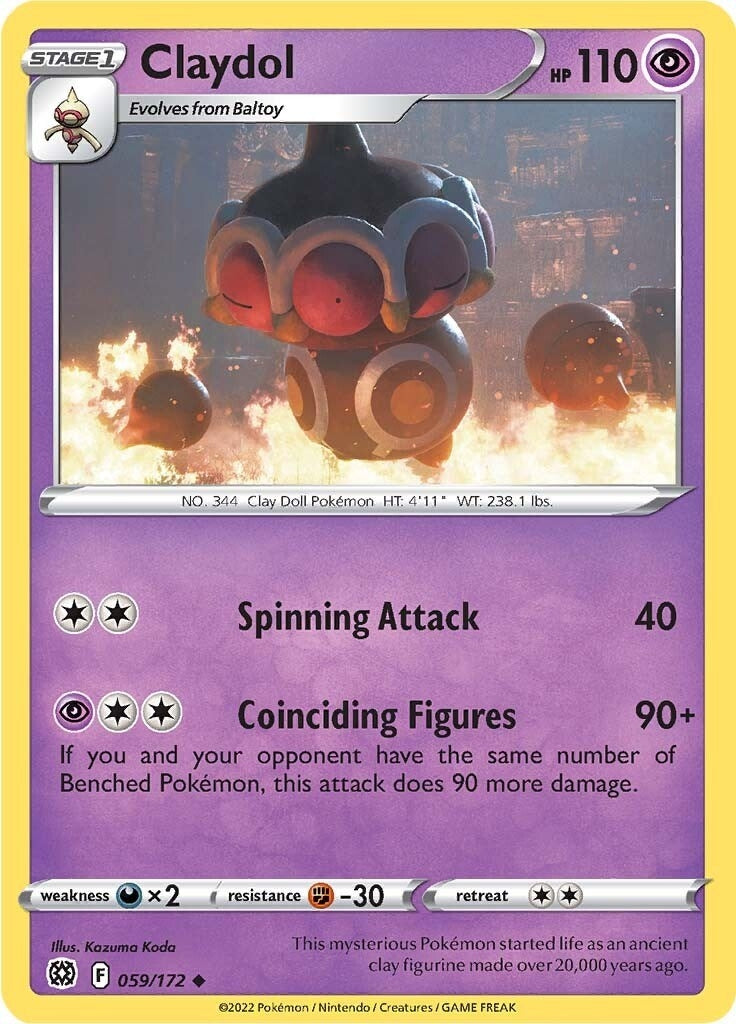 Claydol (059/172) (SWSH09: Brilliant Stars)