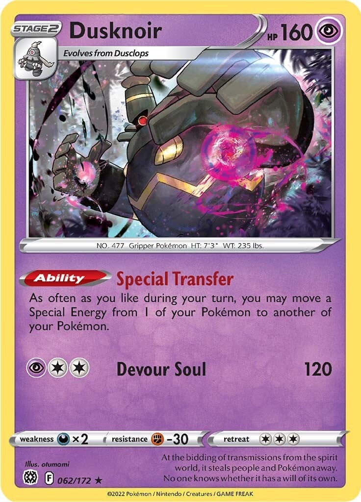 Dusknoir (062/172) [SWSH09]