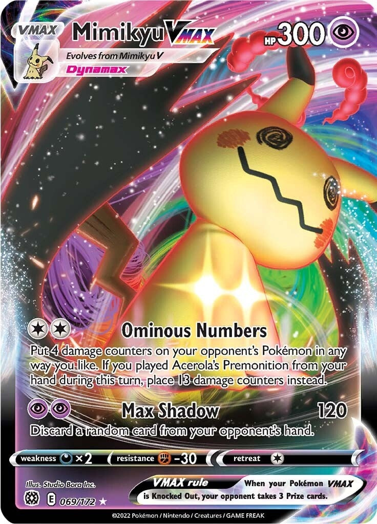 Mimikyu VMAX (069/172) [SWSH09]