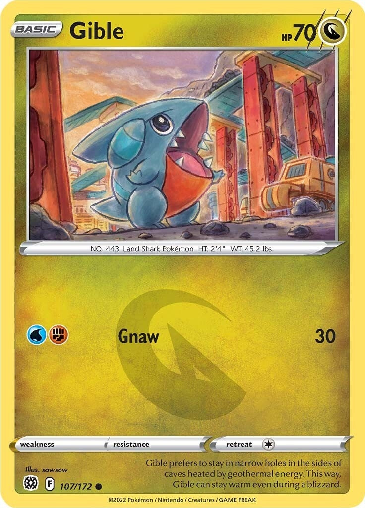 Gible (107/172) [SWSH09]