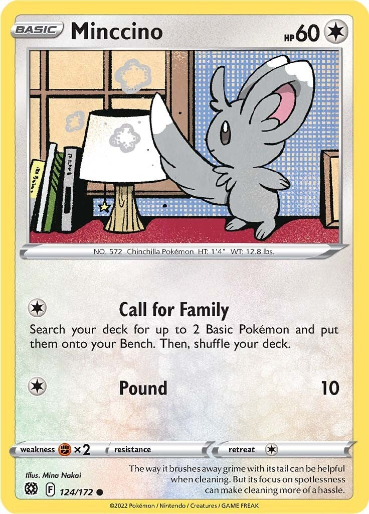 Minccino (124/172) [SWSH09]
