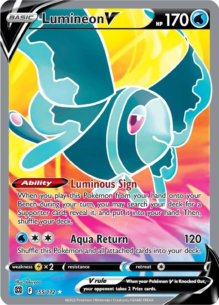 Lumineon V Full Art (155/172) [SWSH09]