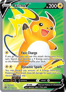 Raichu V Full Art (158/172) [SWSH09]