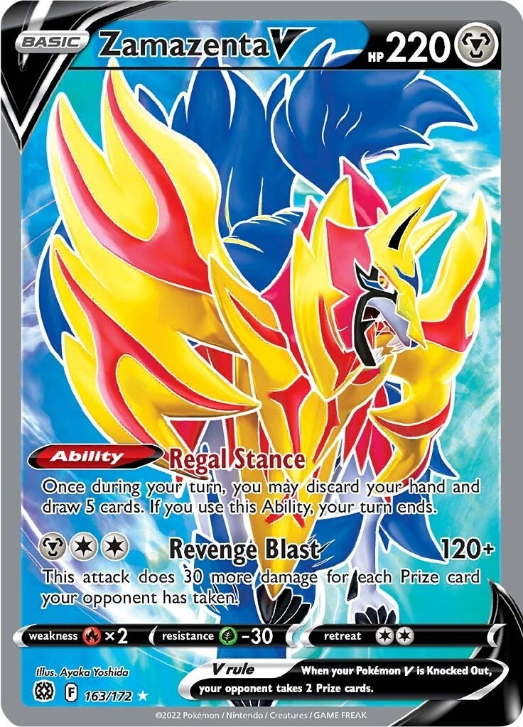 Zamazenta V Full Art (163/172) [SWSH09]