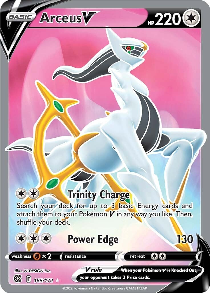 Arceus V Full Art (165/172) [SWSH09]