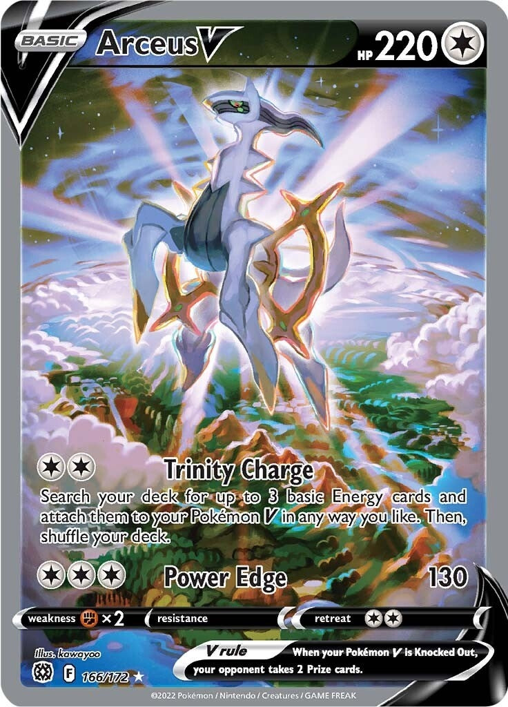 Arceus V Alternate Full Art (166/172) [SWSH09]