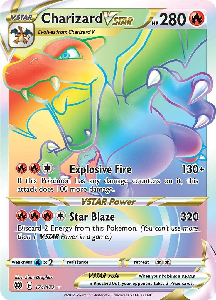 Charizard VSTAR Secret (174/172) [SWSH09]