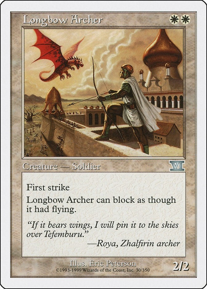 Longbow Archer (30) [6ED]