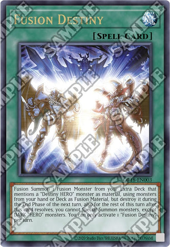 Fusion Destiny UTR (OP18-EN003) [OP18]