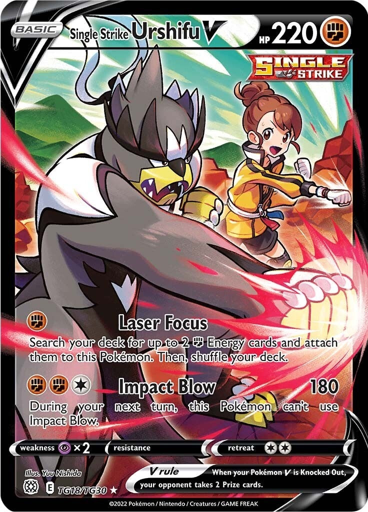 Single Strike Urshifu V (TG18/TG30) [SWSH09:TG]