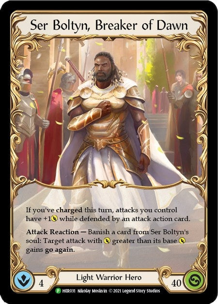 Image for Ser Boltyn, Breaker of Dawn - HER031 [Flesh and Blood: Promo Cards]