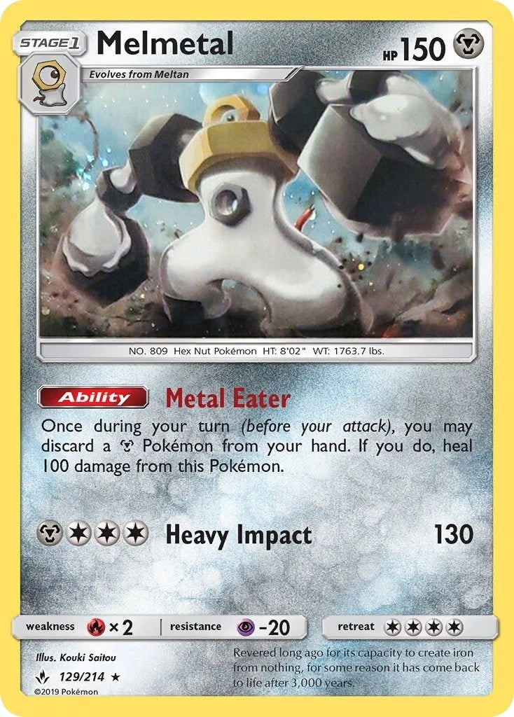 Melmetal 129 214 Cosmos Holo (129/214) [BLE]