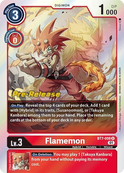 Image for Flamemon [Next Adventure Pre-Release Cards]