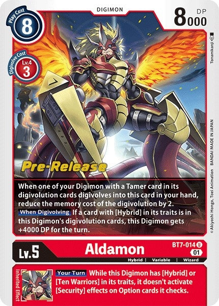 Image for Aldamon [Next Adventure Pre-Release Cards]