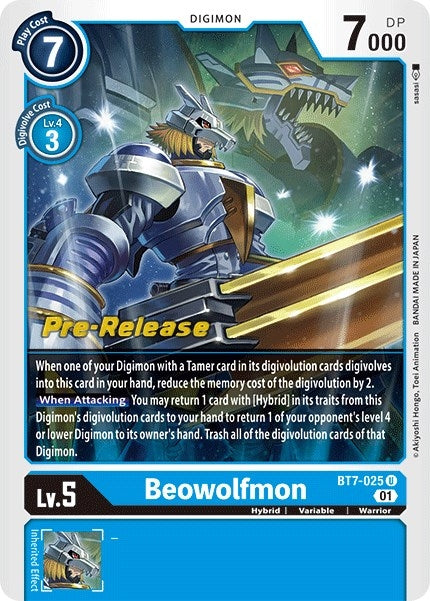 Image for Beowolfmon [Next Adventure Pre-Release Cards]