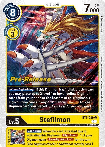 Image for Stefilmon [Next Adventure Pre-Release Cards]