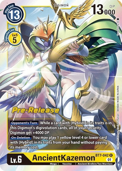 Image for AncientKazemon [Next Adventure Pre-Release Cards]
