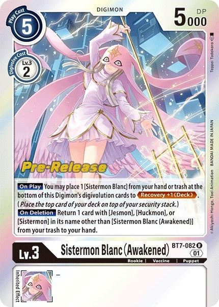 Image for Sistermon Blanc (Awakened) [Next Adventure Pre-Release Cards]