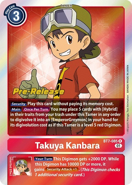 Image for Takuya Kanbara [Next Adventure Pre-Release Cards]