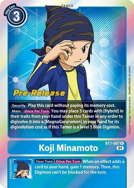 Image for Koji Minamoto [Next Adventure Pre-Release Cards]