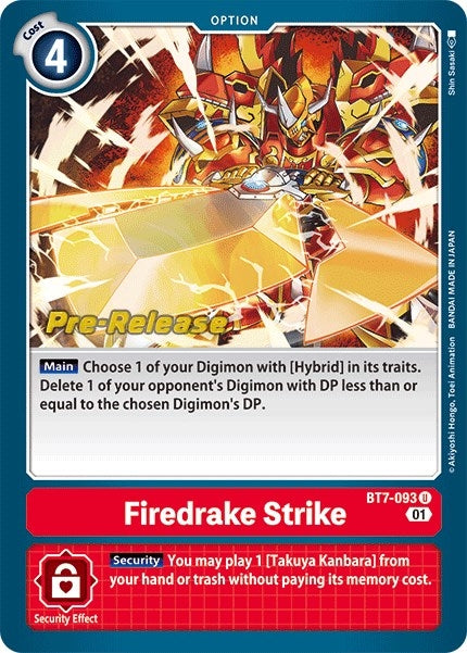 Image for Firedrake Strike [Next Adventure Pre-Release Cards]