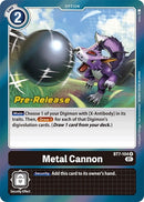 Image for Metal Cannon [Next Adventure Pre-Release Cards]