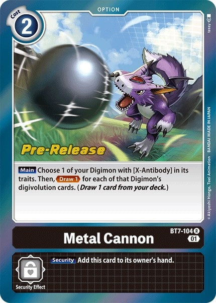 Image for Metal Cannon [Next Adventure Pre-Release Cards]