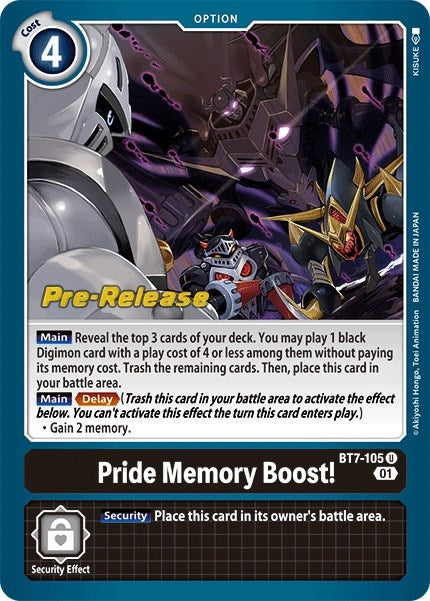 Image for Pride Memory Boost! [Next Adventure Pre-Release Cards]