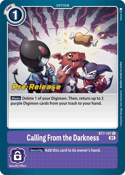 Image for Calling From the Darkness [Next Adventure Pre-Release Cards]