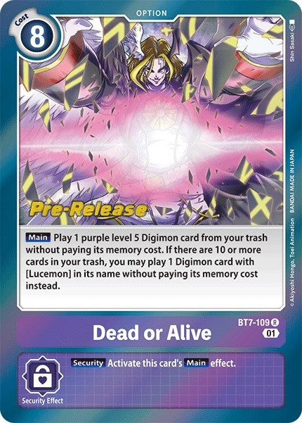 Image for Dead or Alive [Next Adventure Pre-Release Cards]