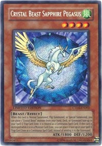 Crystal Beast Sapphire Pegasus (CT04-EN002) [CT04]