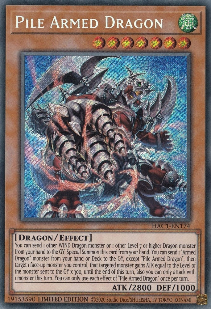 Pile Armed Dragon (HAC1-EN174) [HAC1]