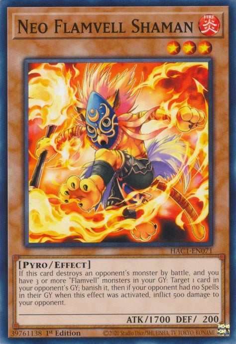 Neo Flamvell Shaman (HAC1-EN071) [HAC1]