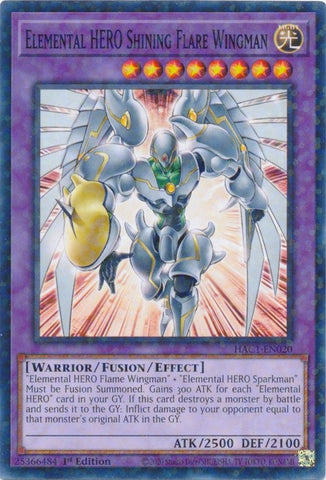 Elemental HERO Shining Flare Wingman Duel Terminal (HAC1-EN020) [HAC1]