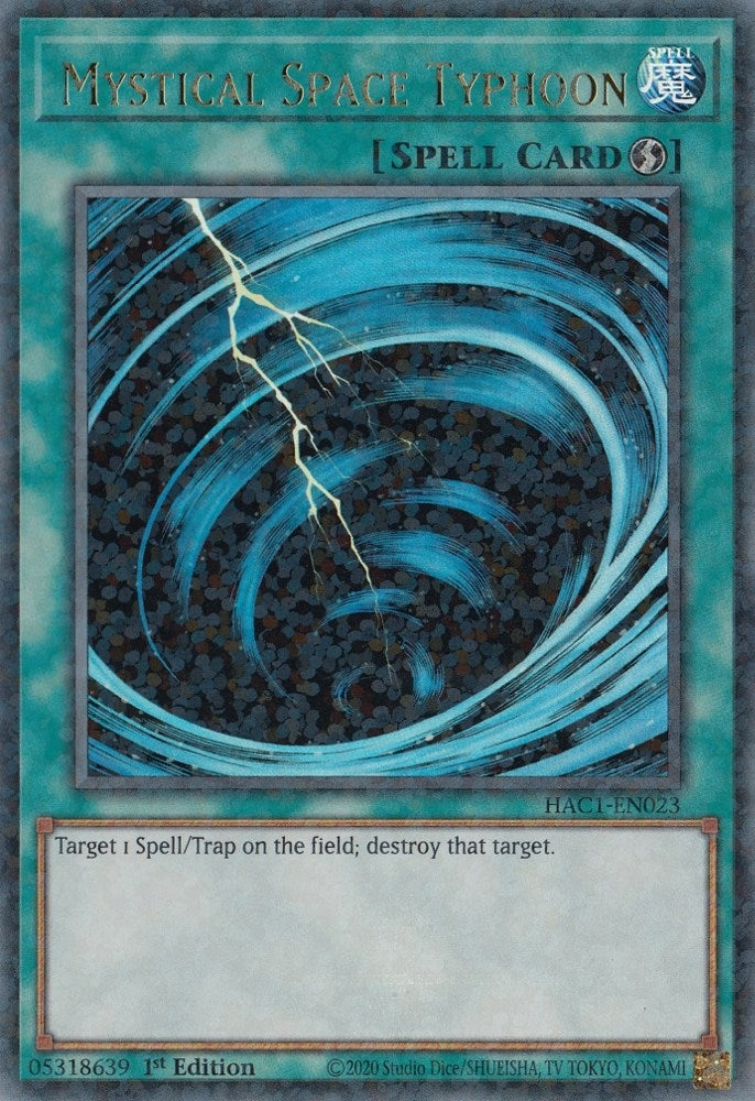 Mystical Space Typhoon Duel Terminal (HAC1-EN023) [HAC1]