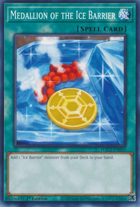 Medallion of the Ice Barrier (HAC1-EN055) [HAC1]