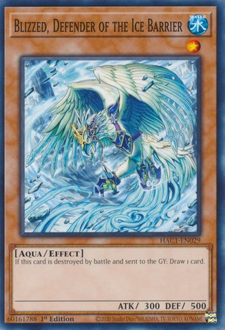 Blizzed Defender of the Ice Barrier (HAC1-EN029) [HAC1]