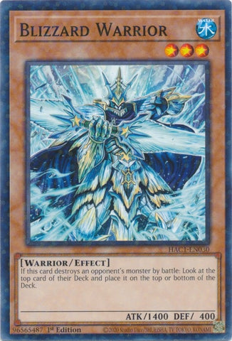 Blizzard Warrior Duel Terminal (HAC1-EN030) [HAC1]