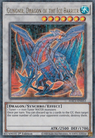 Gungnir Dragon of the Ice Barrier Duel Terminal (HAC1-EN053) [HAC1]